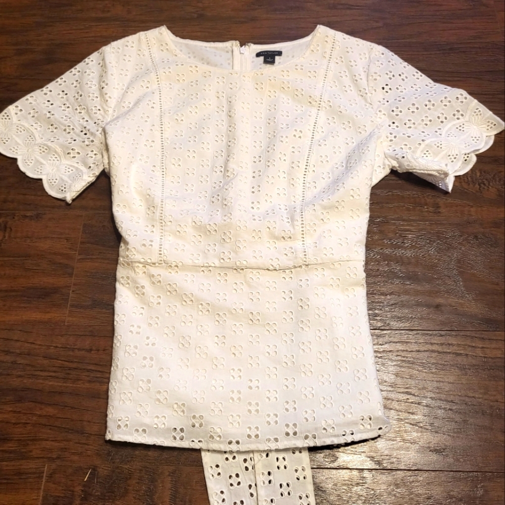 Womens white tie back top